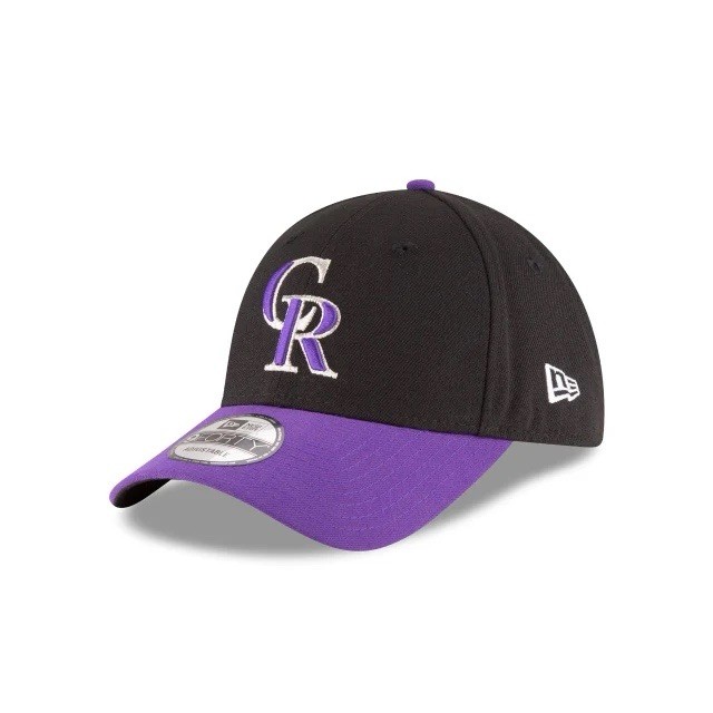 Men’s Colorado Rockies MLB The League TT 9Forty Blck Adjustable Hat — Size: OSFA