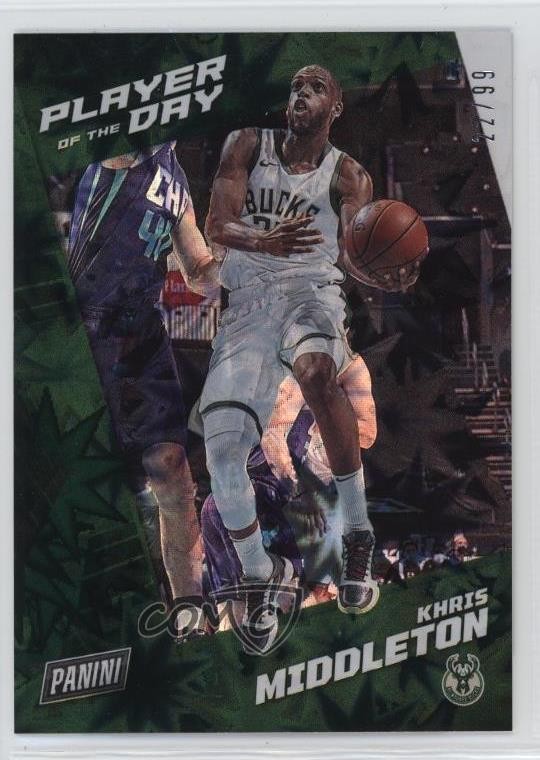 2021-22 Panini Player of the Day Kaboom 22/99 Khris Middleton #30 1c0s
