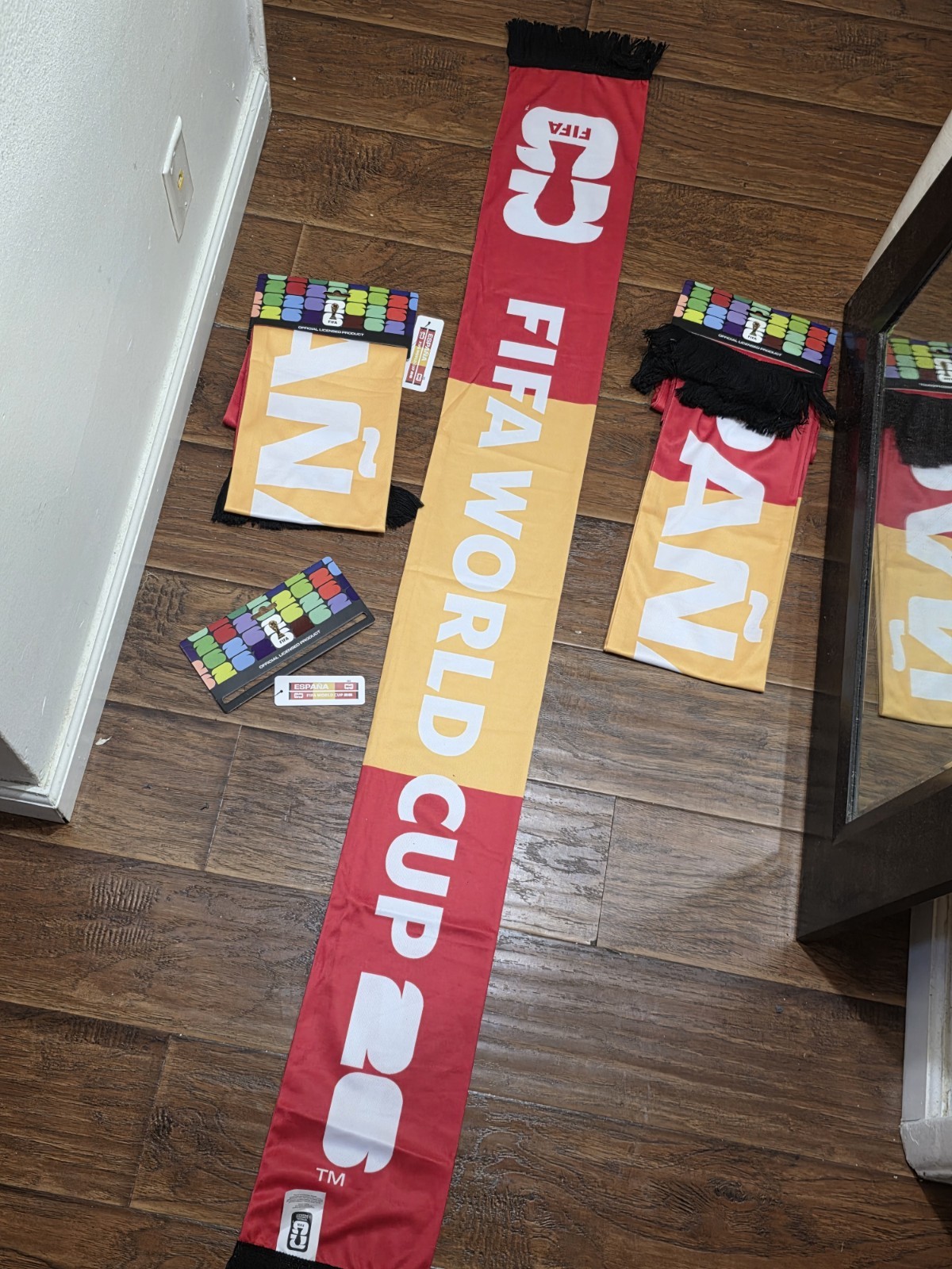 FIFA World Cup 2026 Spain Official Licensed Fan Scarf España Soccer NWT New $25