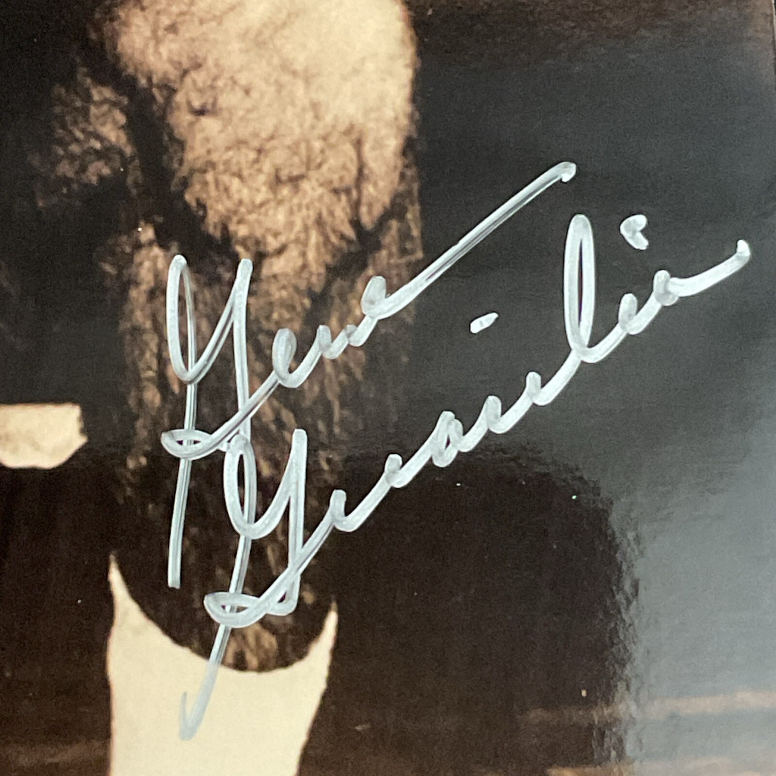 Gene Guarilia Autographed In Silver 8×10 B&W Photo Boston Celtics