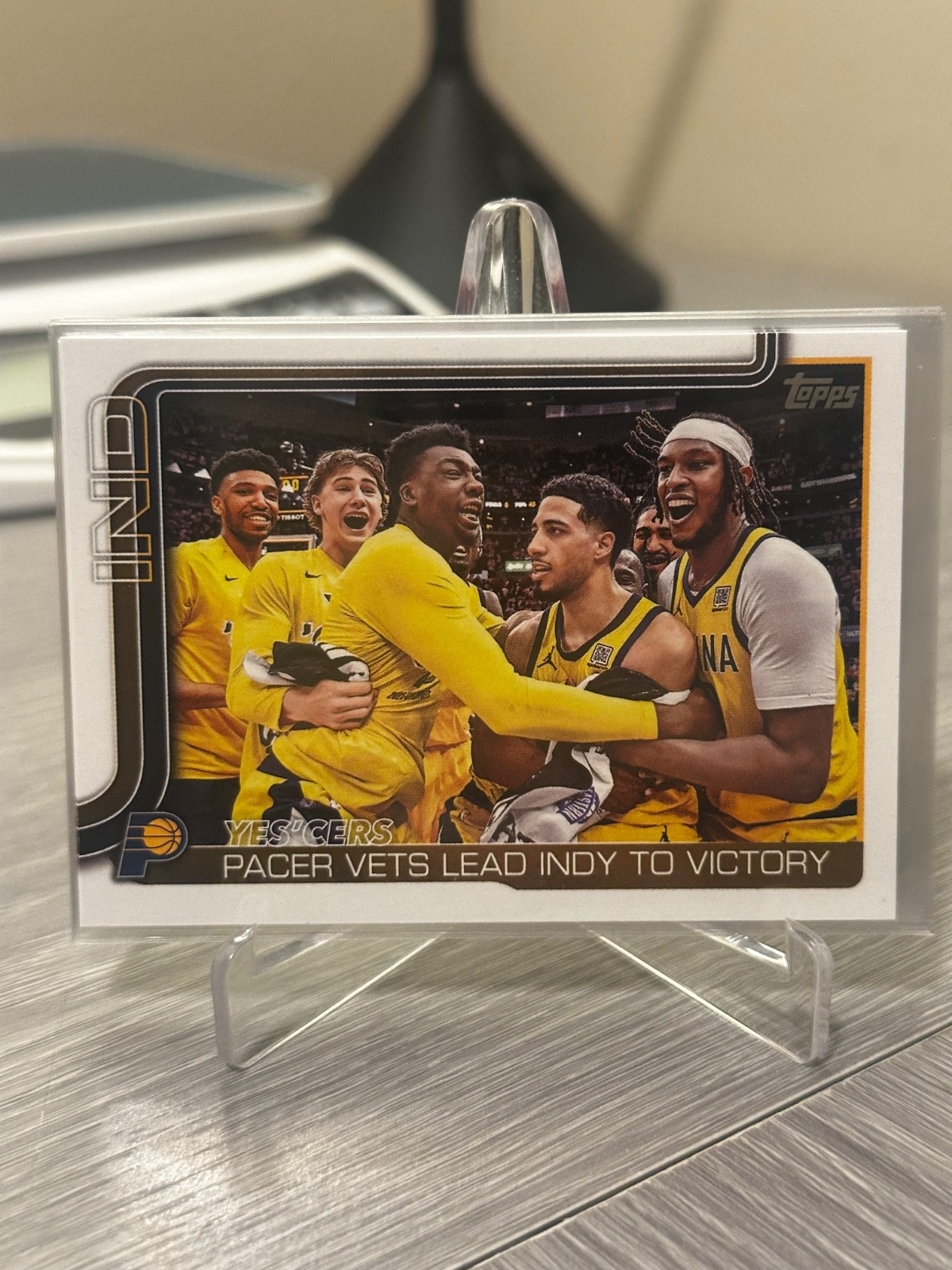 2025-26 Topps — YES’CERS — Indiana Pacers Team Card/Checklist