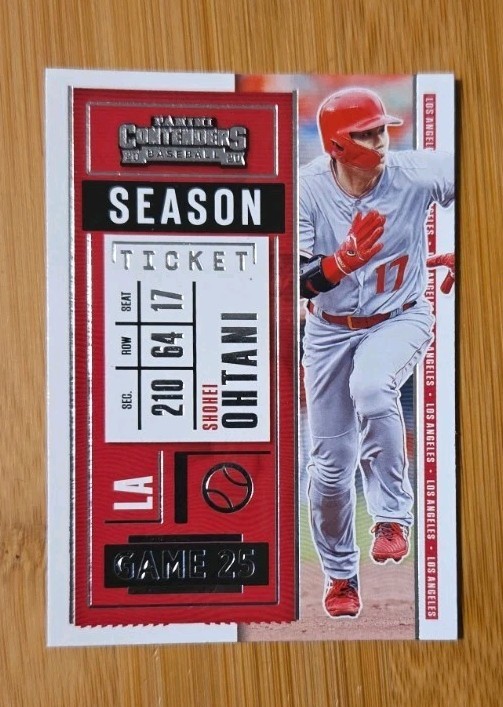 SHOHEI OHTANI — 2020 Panini Contenders Season Ticket #35