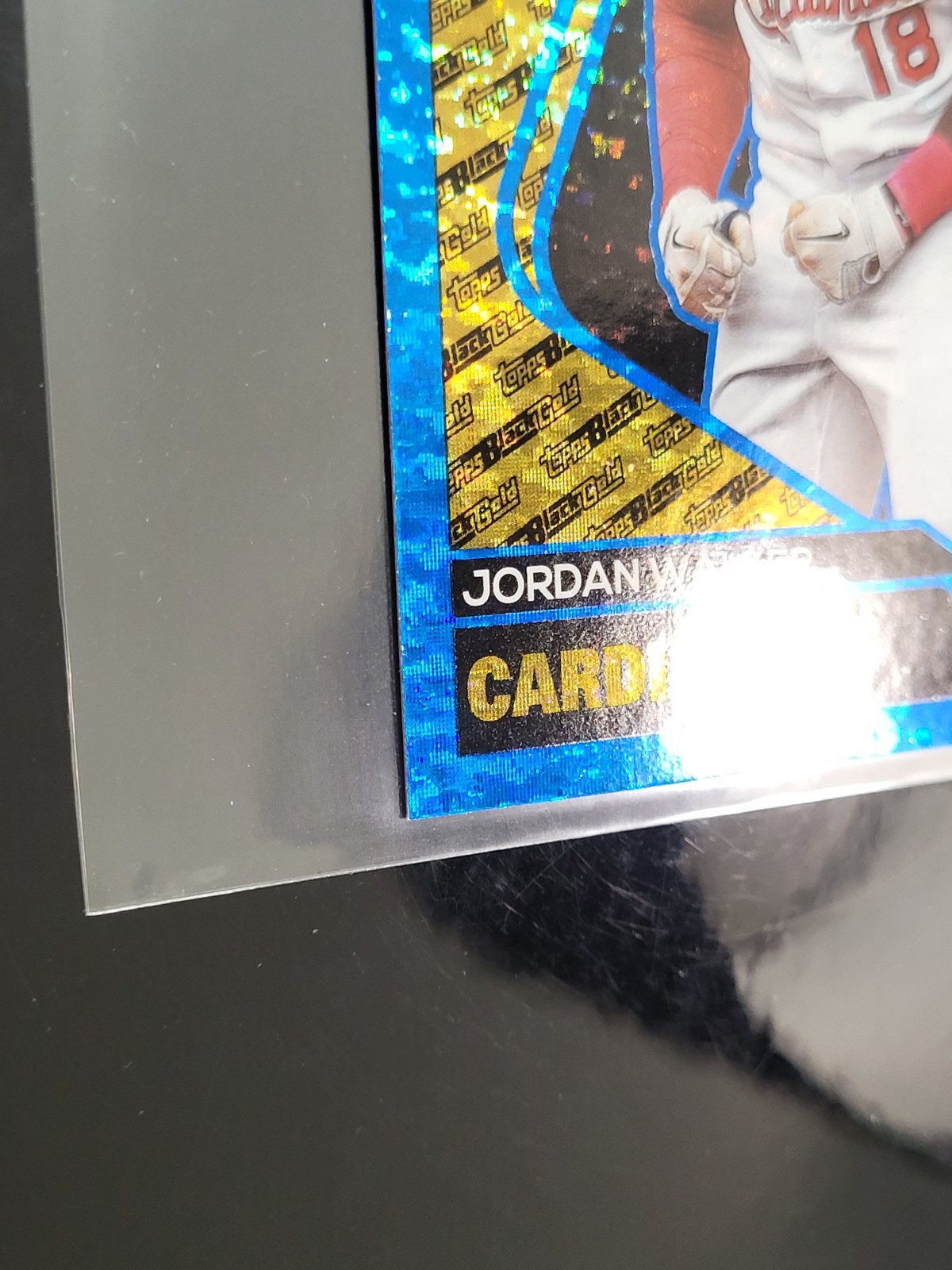 2023 Topps Black Gold blue border SP Jordan Walker rookie READ