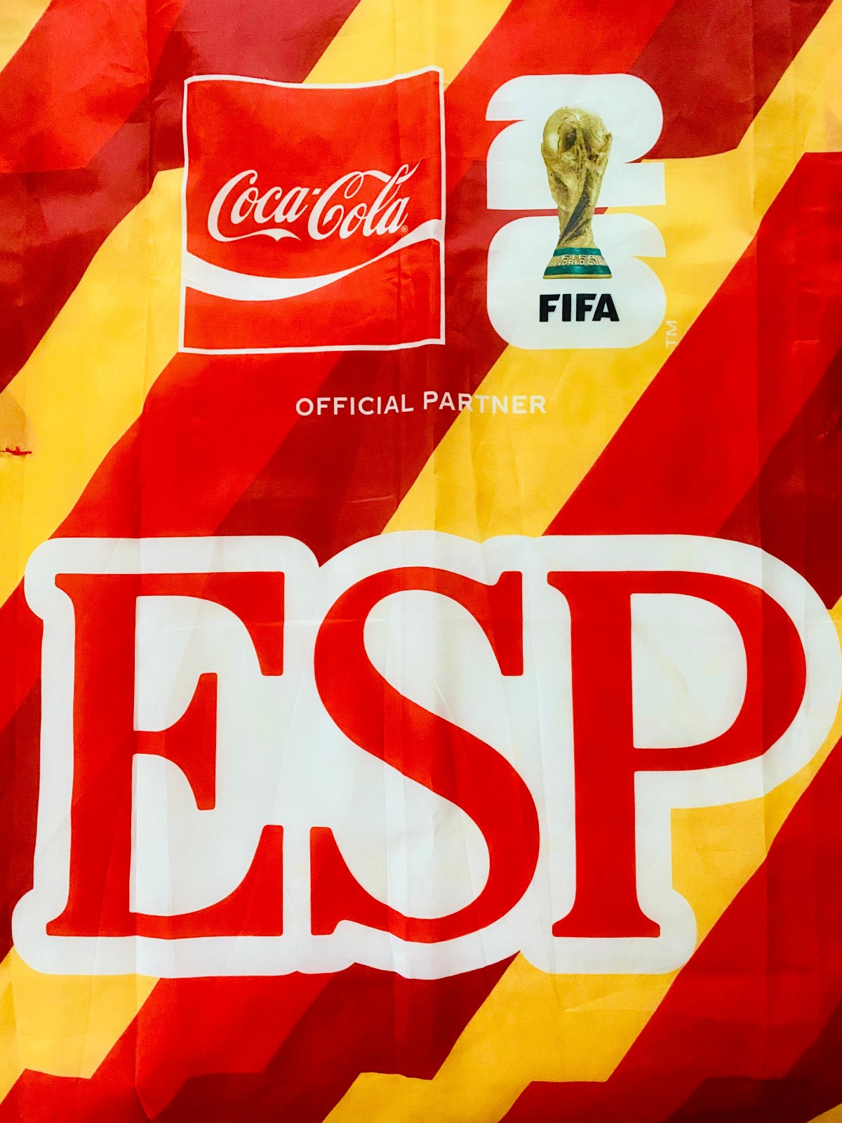 FIFA 2026 World Cup Wearable Cape Flag Coca-Cola Spain España 🇪🇸 X2!!