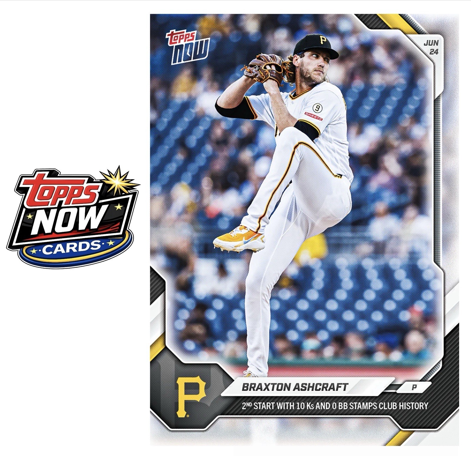 2026 Topps Now MLB #372 Braxton Ashcraft Pittsburgh Pirates — PRESALE