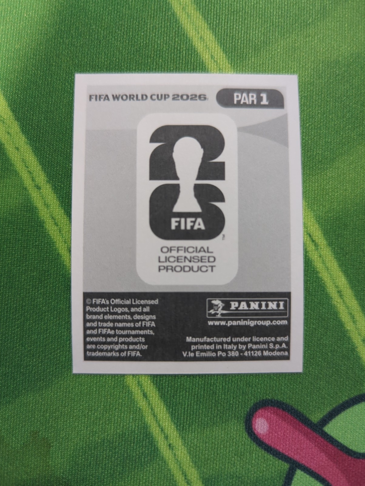 2026 Panini FIFA World Cup Sticker Foil Team Logo #PAR1 Paraguay