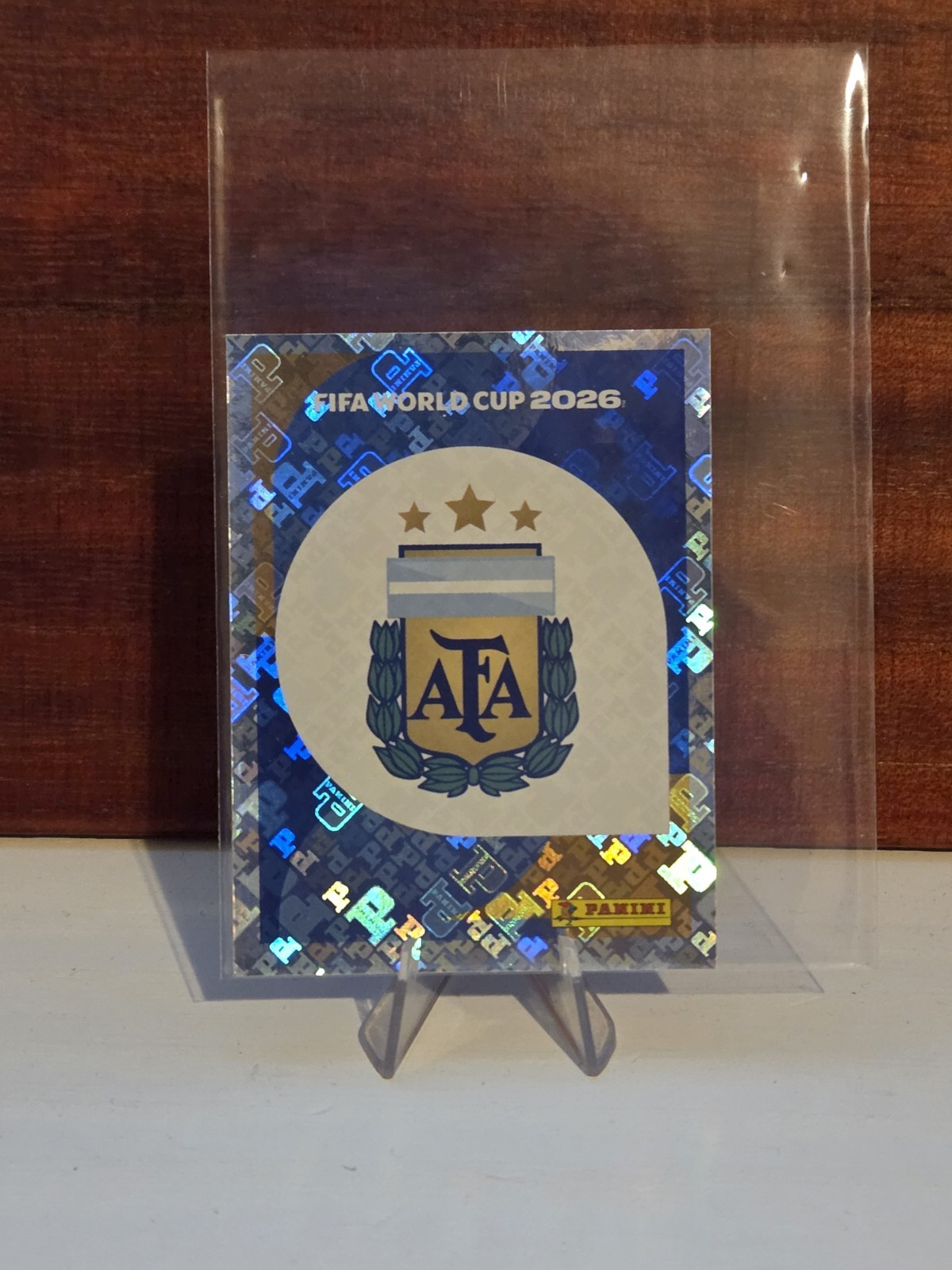 Panini World Cup 2026 Argentina AFA Crest Badge Sticker ARG 1 Online Exclusive