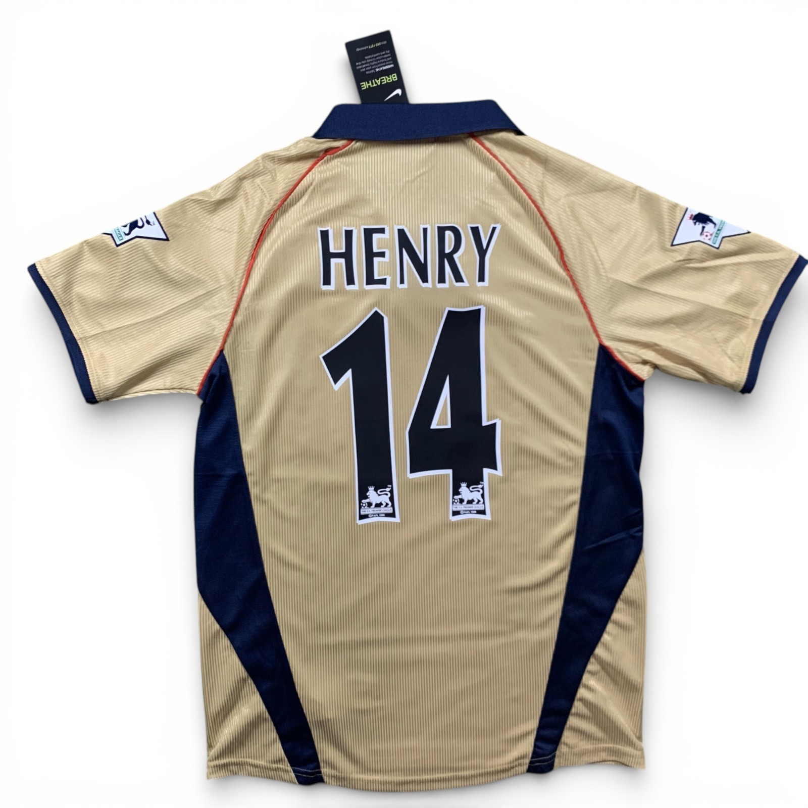Thierry Henry #14 Arsenal 2001/02 Away Jersey Retro — Men’s Sizes — NEW