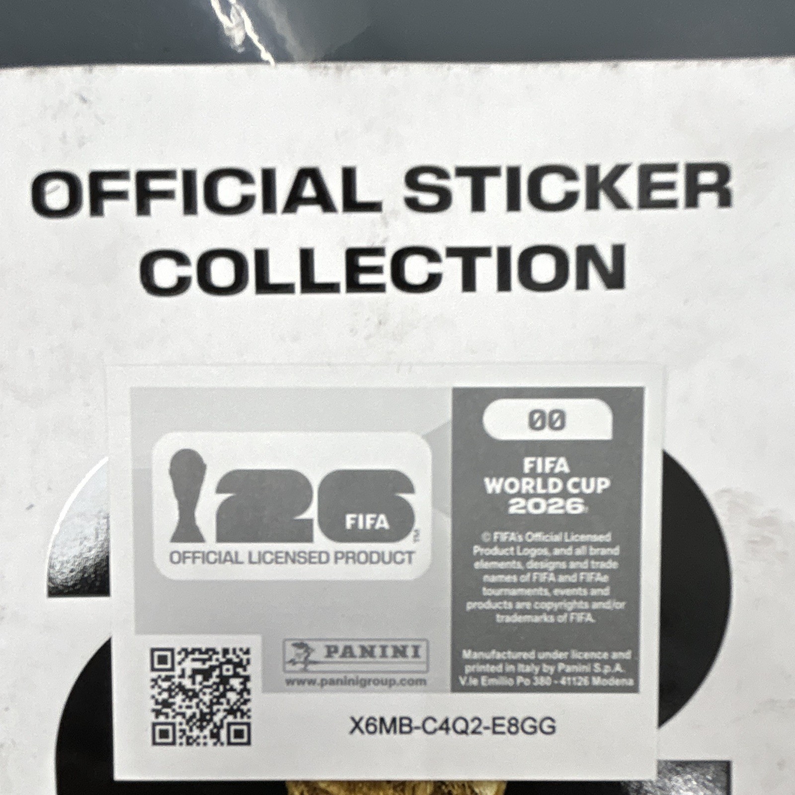 Panini FIFA World Cup 2026 Official Licensed Soccer Sports Sticker, Non-Stuck