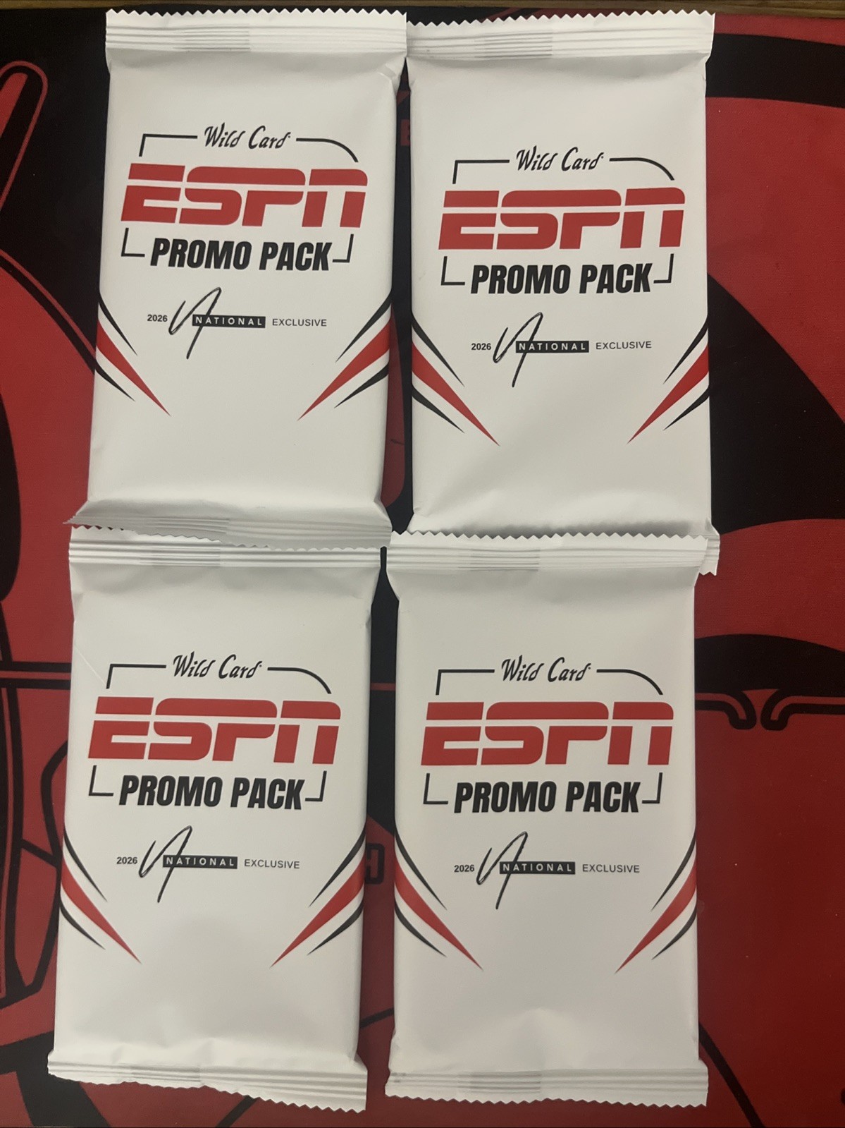 Wildcard x4 ESPN Promo Pack 2026 NSCC Exclusive Sealed Pack New