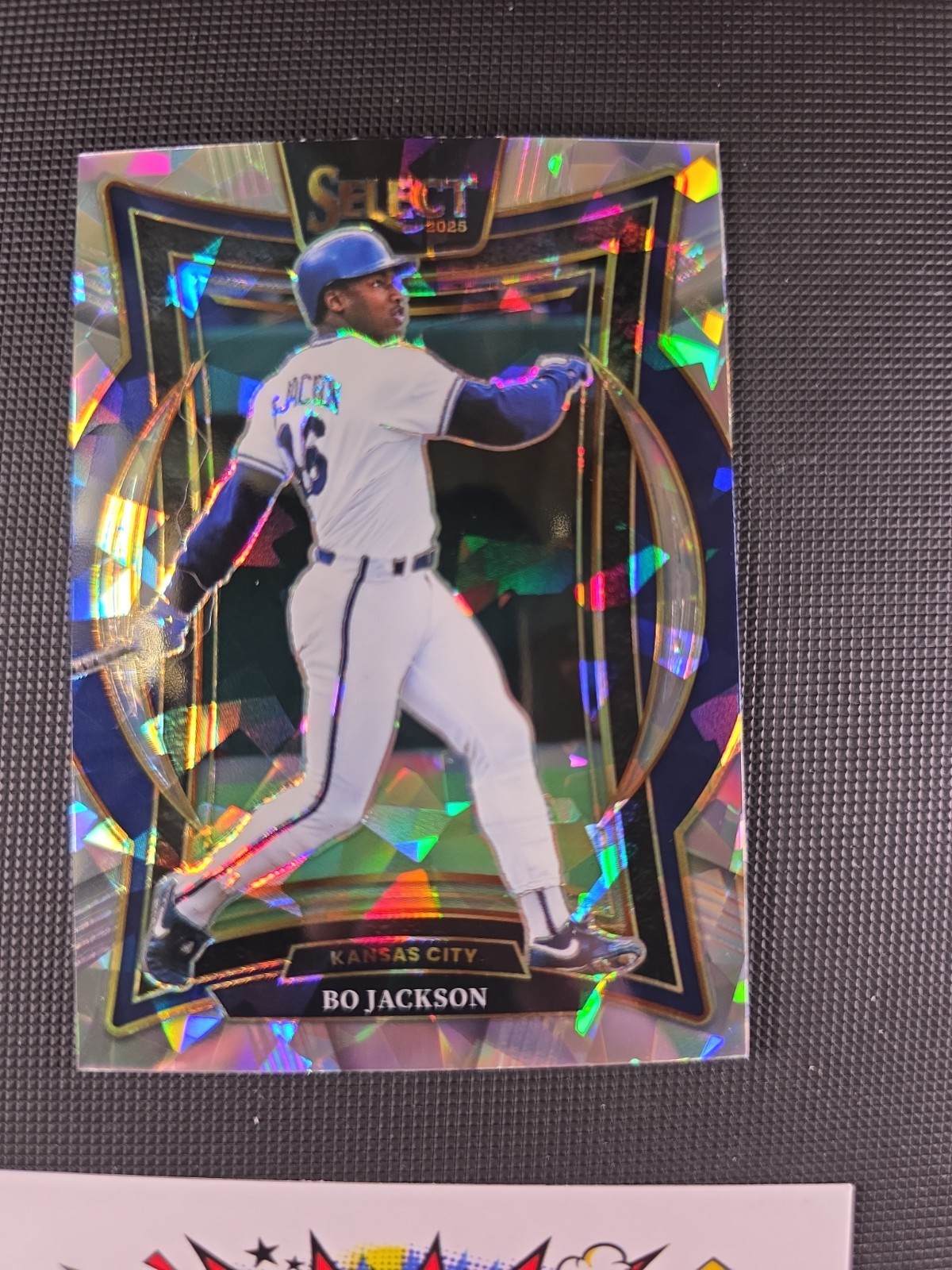 2025 Panini Select — Concourse Bo Jackson #13 Cracked Ice Kansas City Royals