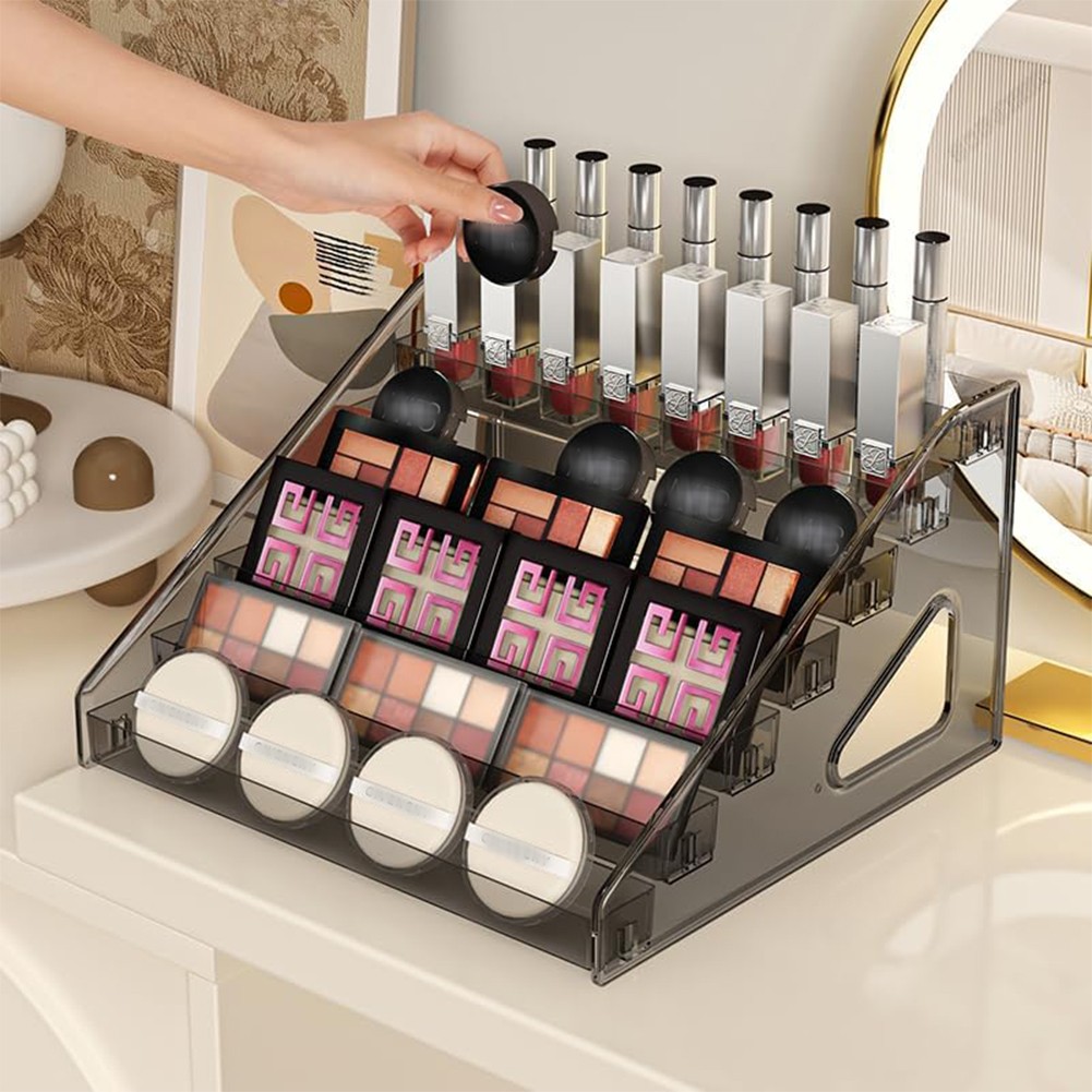 Acrylic Display Shelf Counter Riser Stand Rack Shelves for Salons Toys Home Use