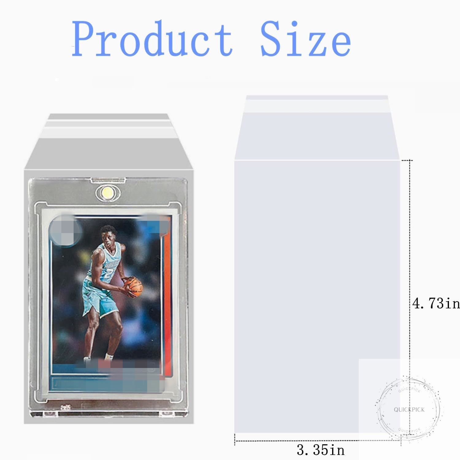 200PCS Resealable Team Bags for One Touch Card Holders 35PT-130PT, Fit Sleeves
