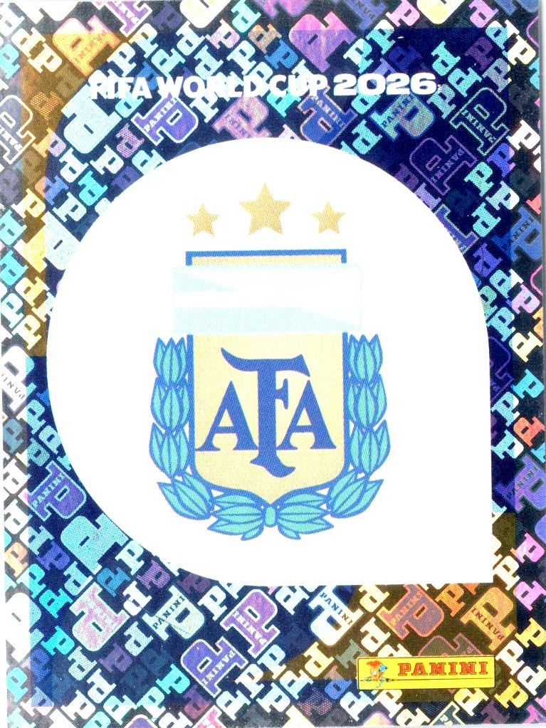 2026 Panini World Cup Sticker Argentina Gold Crumple Foil Multi Variation Pick