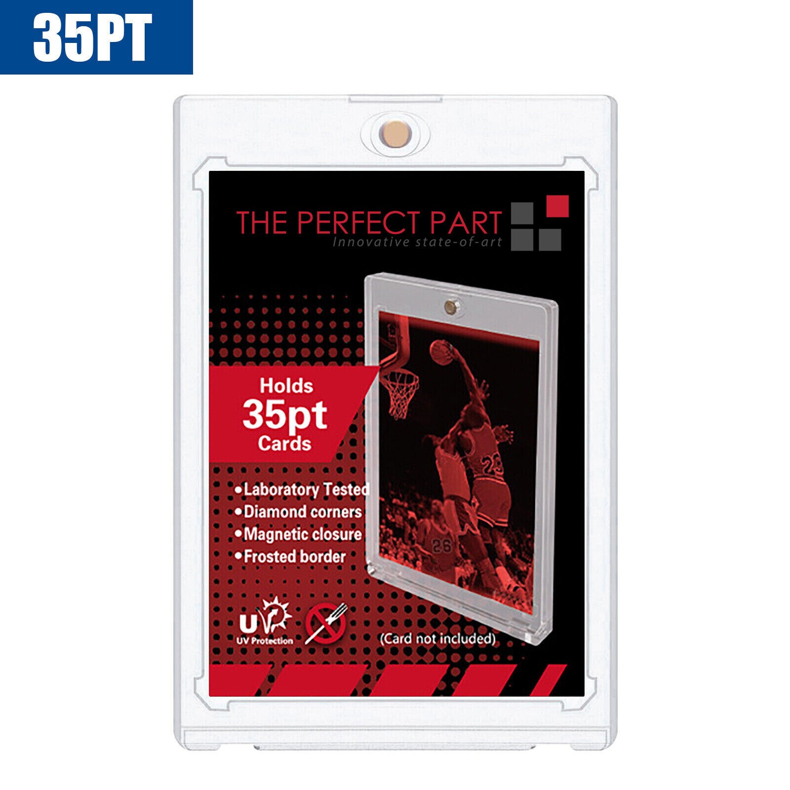 30-200 HeavyDuty Magnetic Trading Card Holders 35pt One-Touch Hard UV Protection