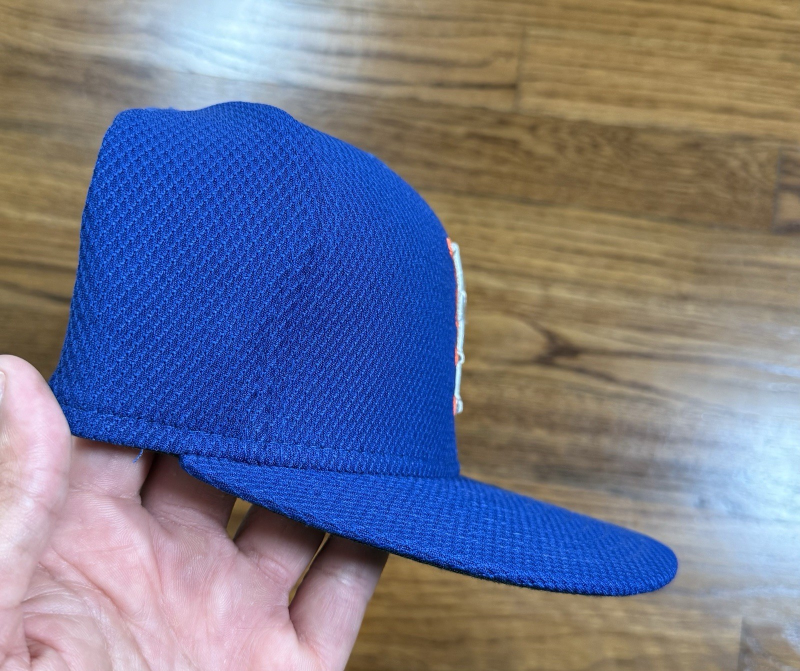 New Era 59fifty New York Mets Fitted Hat Blue World Series 2015 Men’s Size 7