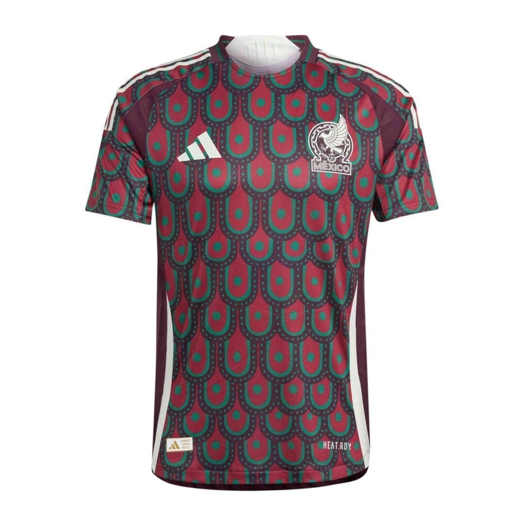 ADIDAS MEXICO 2024M ENS AUTHENTIC HOME JERSEY RED COLOR HD6898 COPA AMERICA