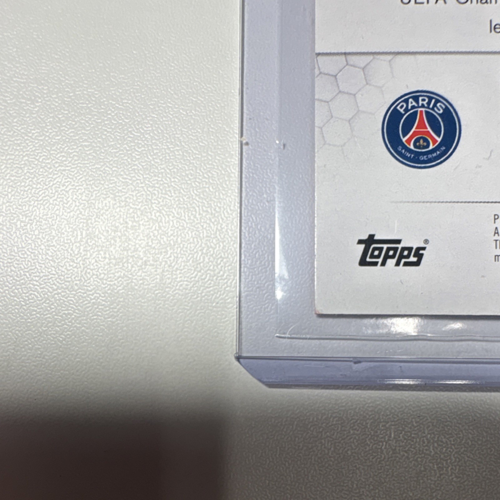 Topps 2023-24 UEFA Club Red Inferno Competitions Kylian Mbappé PSG #21 card
