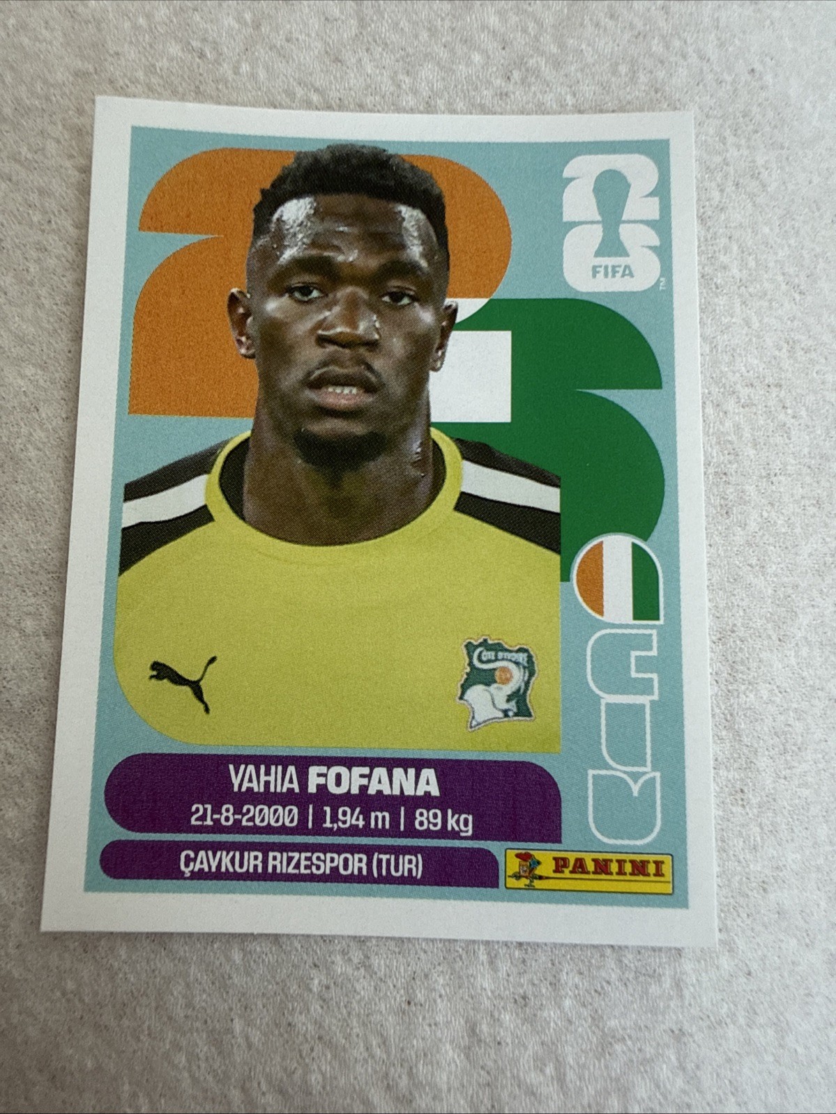 CIV2 panini fifa world cup 2026 sticker