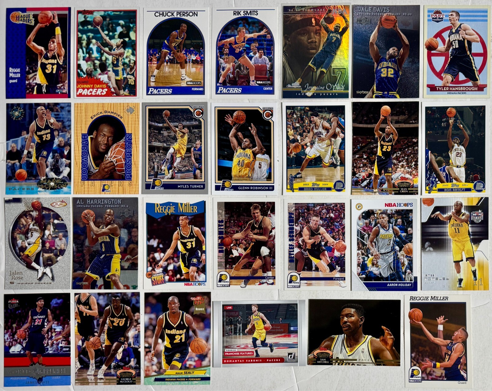 Indiana Pacers Basketball Trading Card Lot of 27 Rookies All-Stars HOFer + more